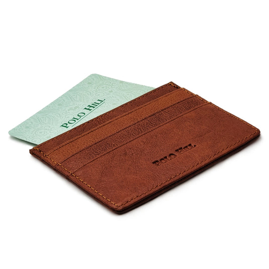 Unisex Genuine Leather Card Holder Wallet