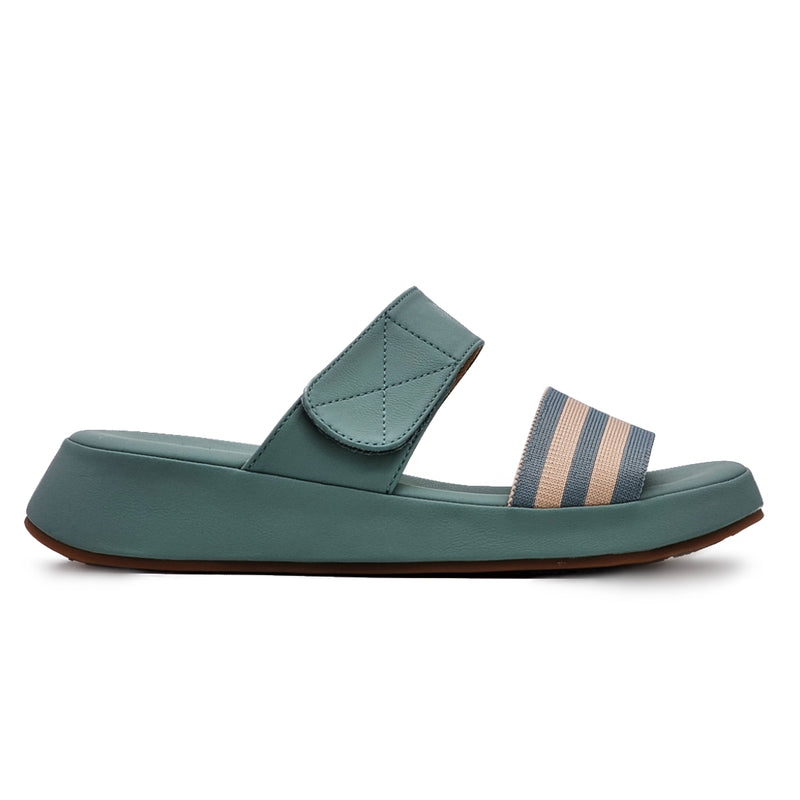 Load image into Gallery viewer, Two Band Velcro Wedge Sandals
