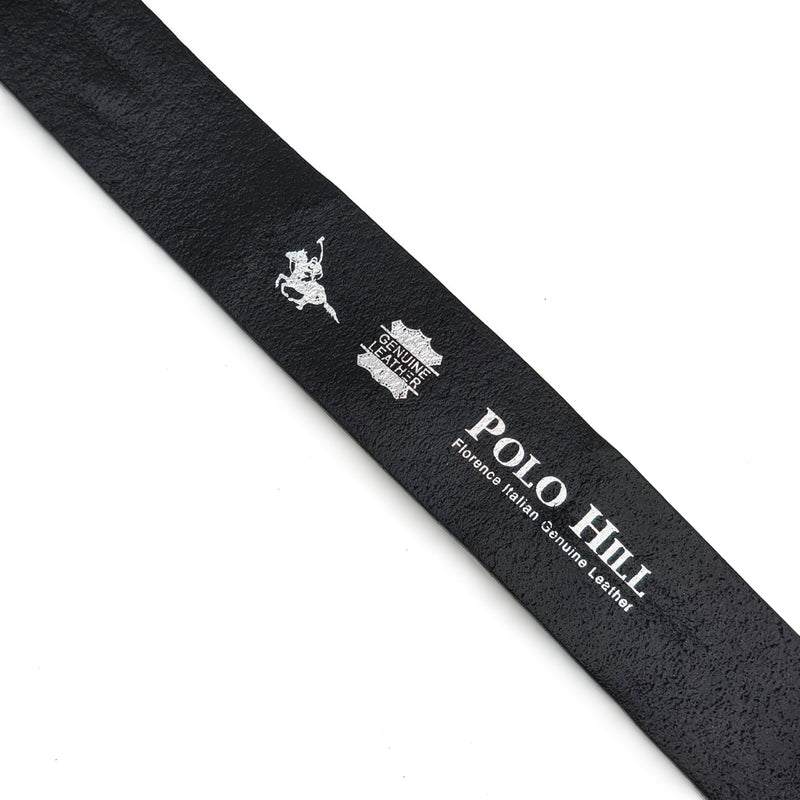 Load image into Gallery viewer, Genuine Textured Leather Full Hole Buckle Pin Belt
