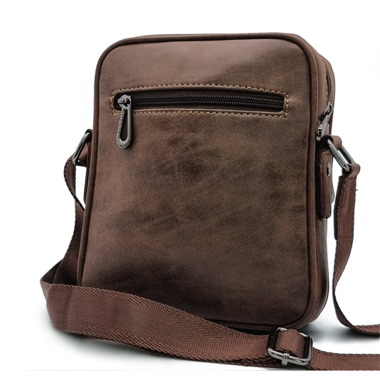 Crossbody Bag with Front Zip Pockets