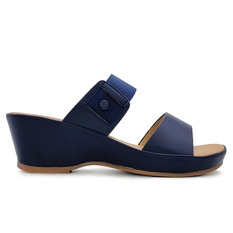 Load image into Gallery viewer, Two Band Wedge Sandals
