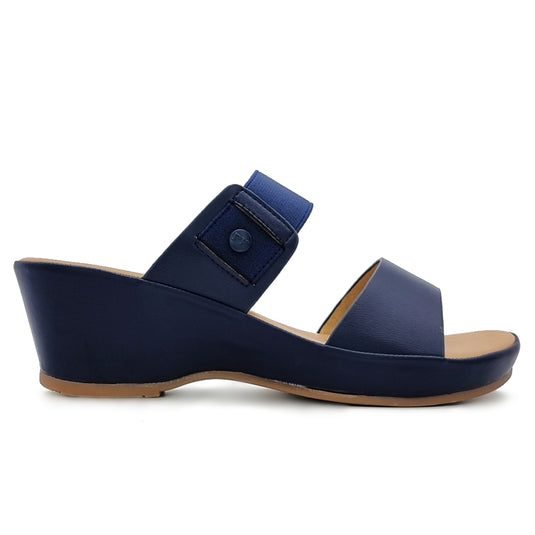 Two Band Wedge Sandals