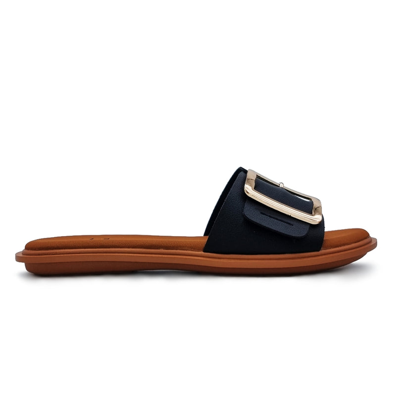 Load image into Gallery viewer, Buckle Decor Band Flat Sandals
