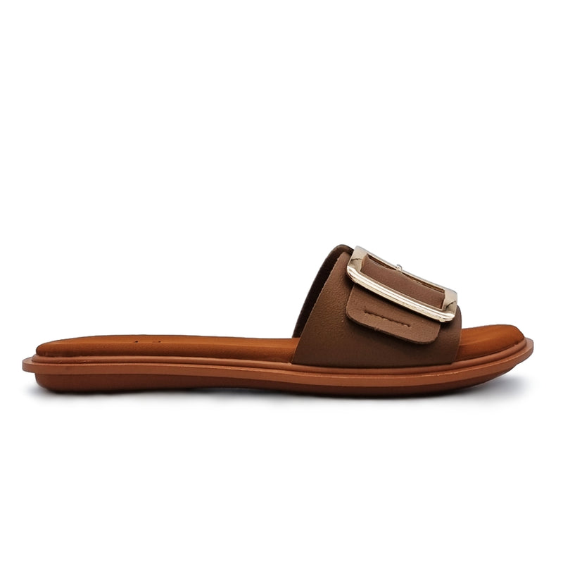Load image into Gallery viewer, Buckle Decor Band Flat Sandals
