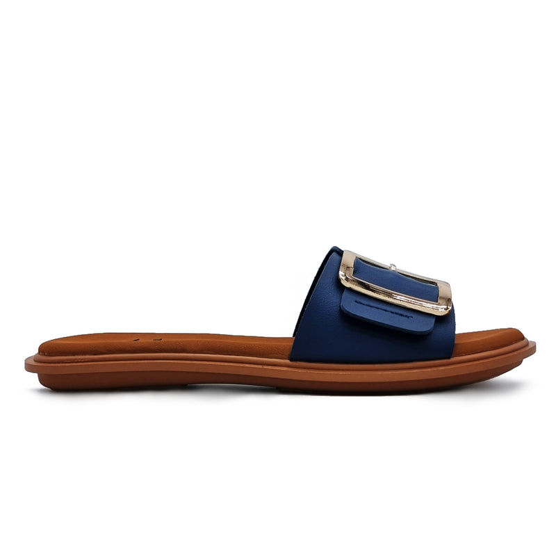 Load image into Gallery viewer, Buckle Decor Band Flat Sandals

