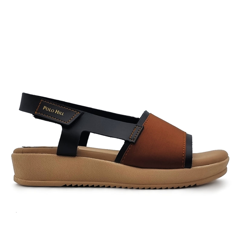 Load image into Gallery viewer, Velcro Slingback Low Flatform Sandals
