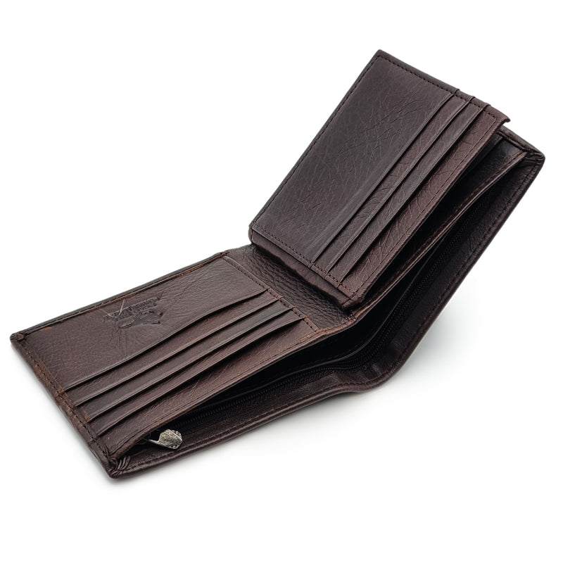 Load image into Gallery viewer, Genuine Leather BiFold Wallet - Card Slots
