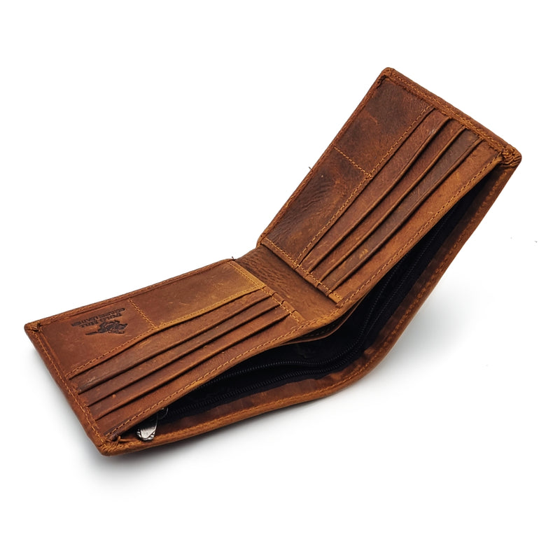 Load image into Gallery viewer, Genuine Leather BiFold Wallet with Front Pocket
