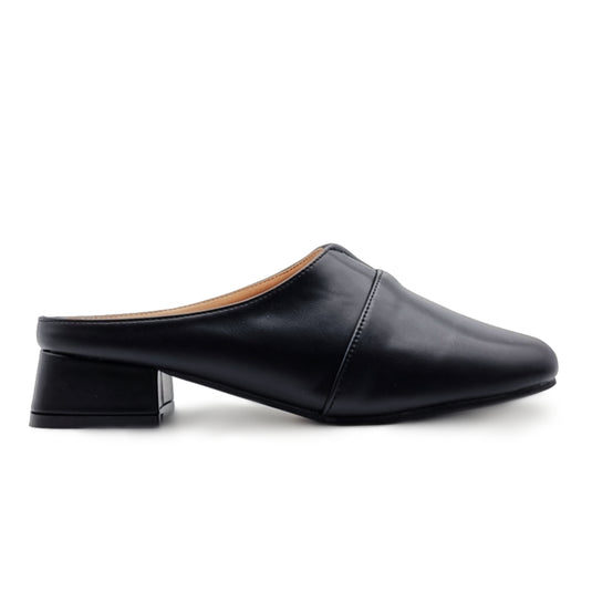 Low Heel Loafer Mules