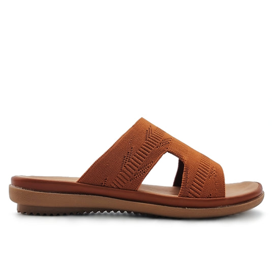 Textile H-Band Slide Sandals