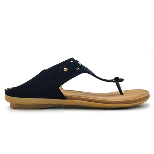 Plus Size Flat Slide Sandals