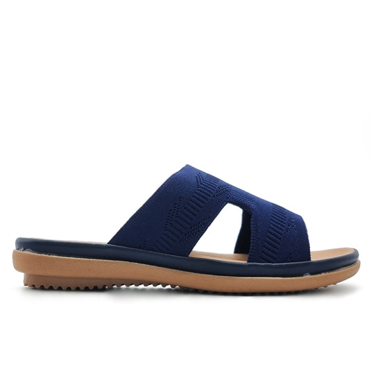 Textile H-Band Slide Sandals