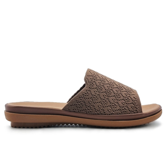 Single Textile Band Slide Sandals
