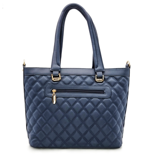 Quilted Tote Handbag