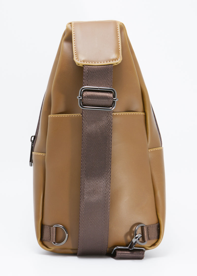 Load image into Gallery viewer, Faux Leather Crossbody Chest Bag
