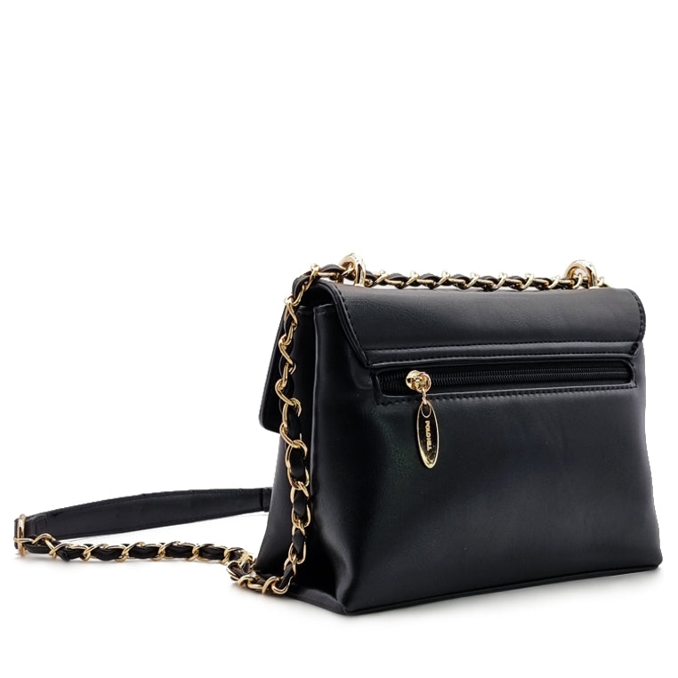 Load image into Gallery viewer, Amber Front Flap Chain Sling Bag
