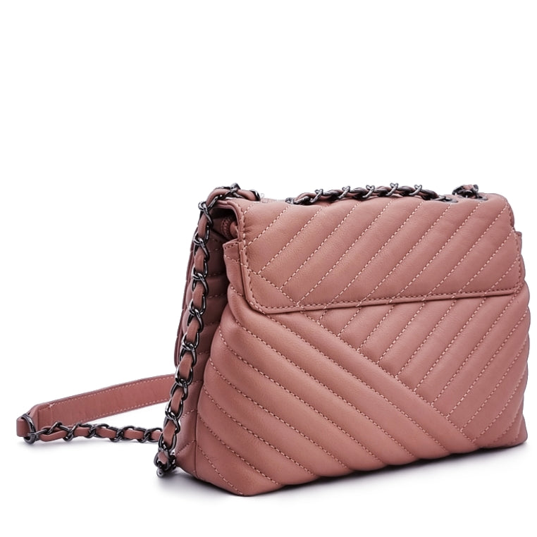 Load image into Gallery viewer, Lexi Quilted Chain Sling Bag
