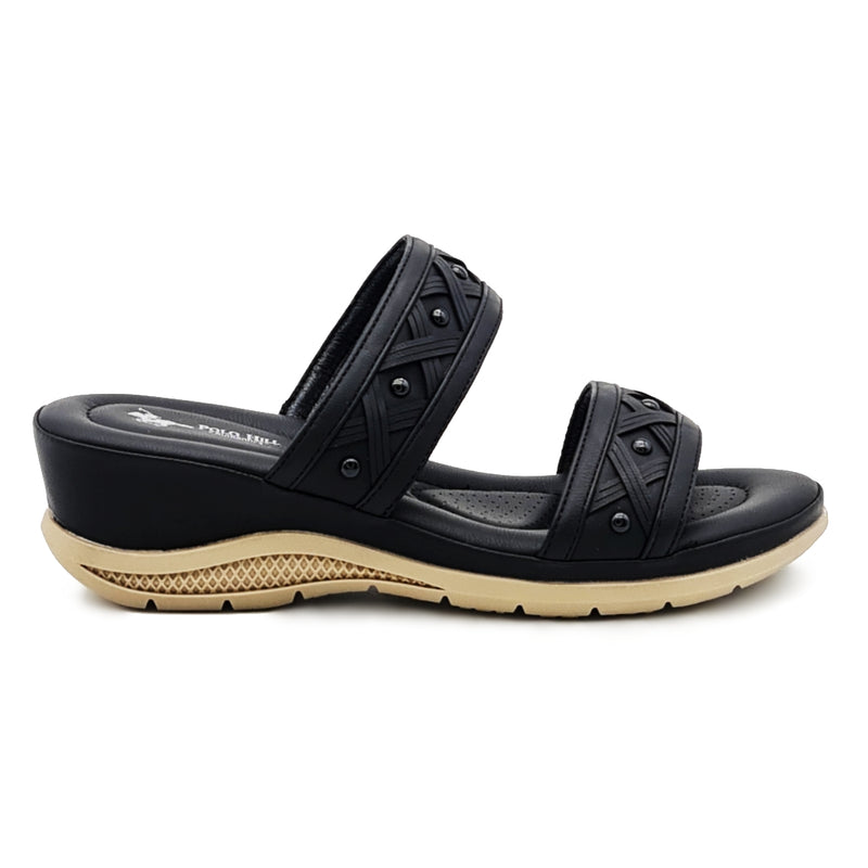 Load image into Gallery viewer, Double Strap Wedge Sandals

