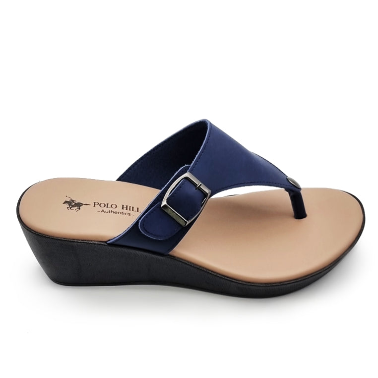 Load image into Gallery viewer, Buckle Toe-Post Wedge Sandals
