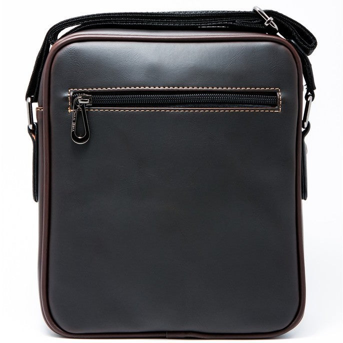 Load image into Gallery viewer, Faux Leather Crossbody Messenger Bag
