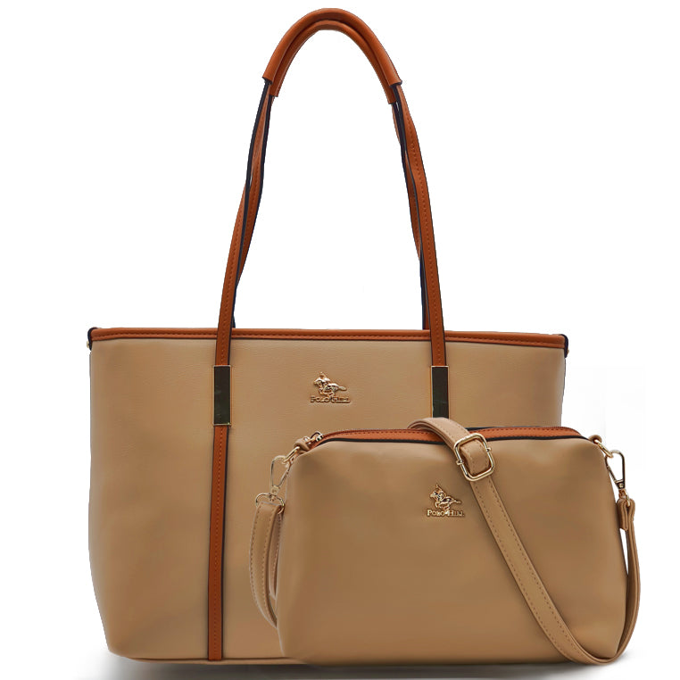 Load image into Gallery viewer, Danni  Faux Leather Shoulder Tote Bag 2-in-1 Set
