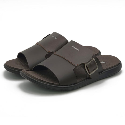 Single Buckle Slide Sandals