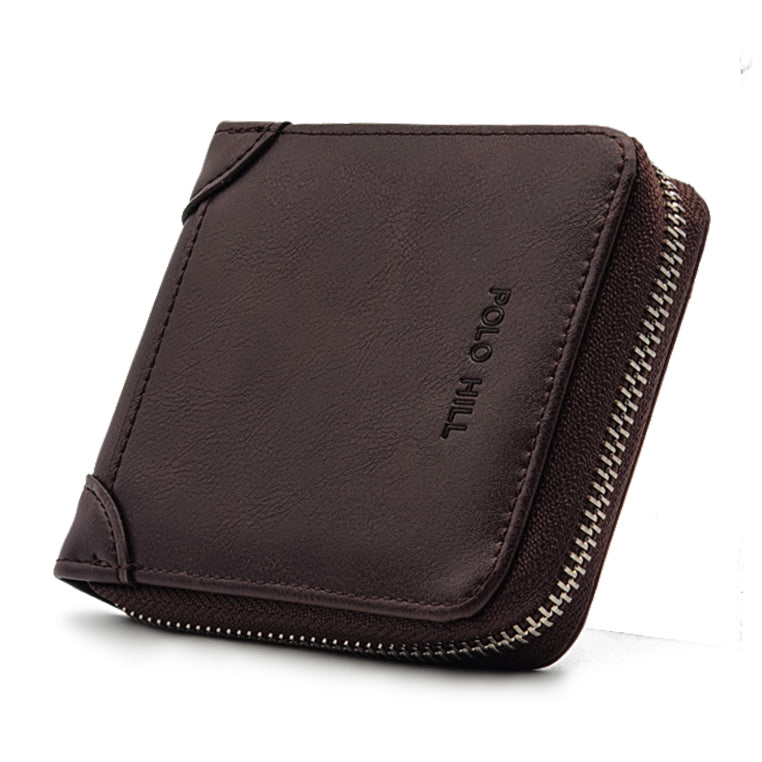 Load image into Gallery viewer, Unisex Short Ziparound Wallet
