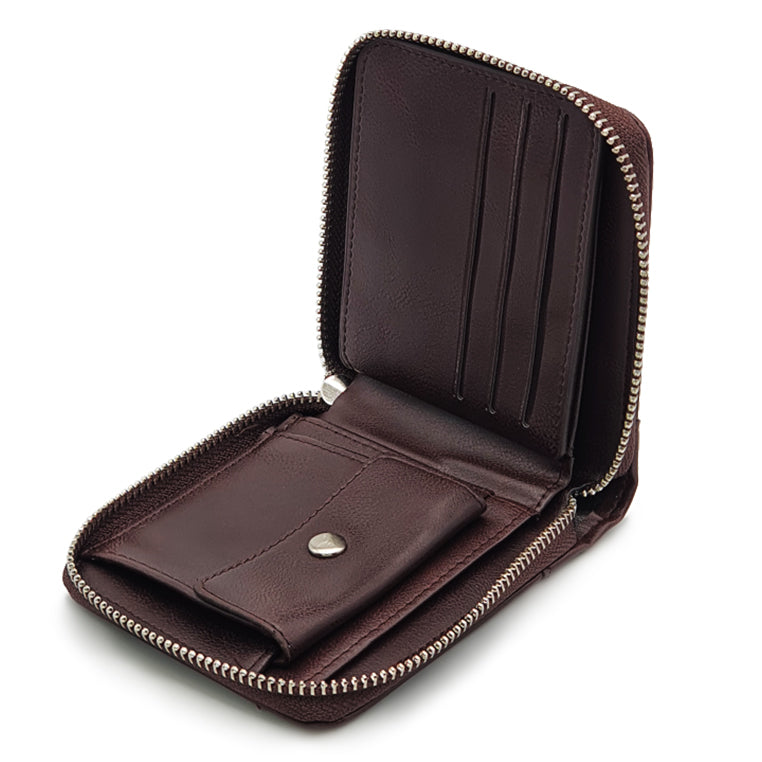 Load image into Gallery viewer, Unisex Short Ziparound Wallet
