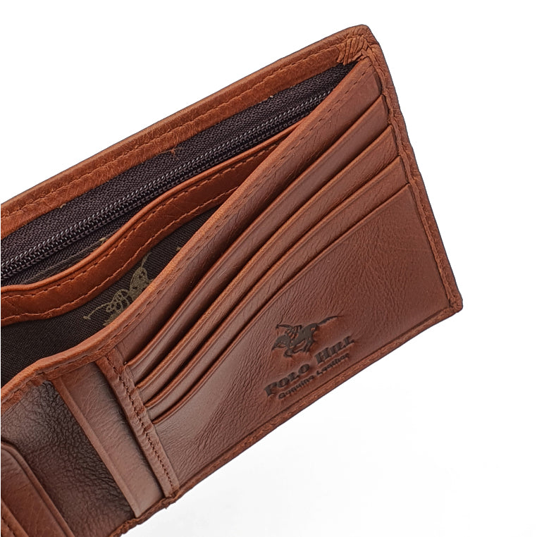 Load image into Gallery viewer, Genuine Leather RFID Blocking Bifold Wallet with Gift Box - Basic
