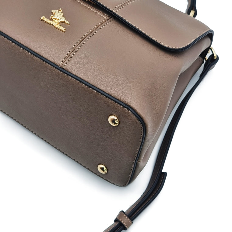 Load image into Gallery viewer, Turn Lock Flap Satchel Crossbody Sling Bag
