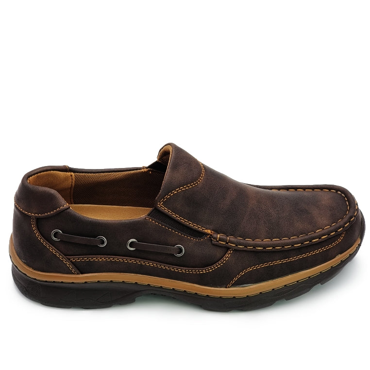 Load image into Gallery viewer, Laceless Slip On Boat Shoes
