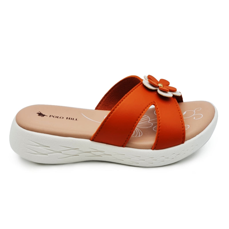 Load image into Gallery viewer, Kid Girl Flower Decor Slide Sandals
