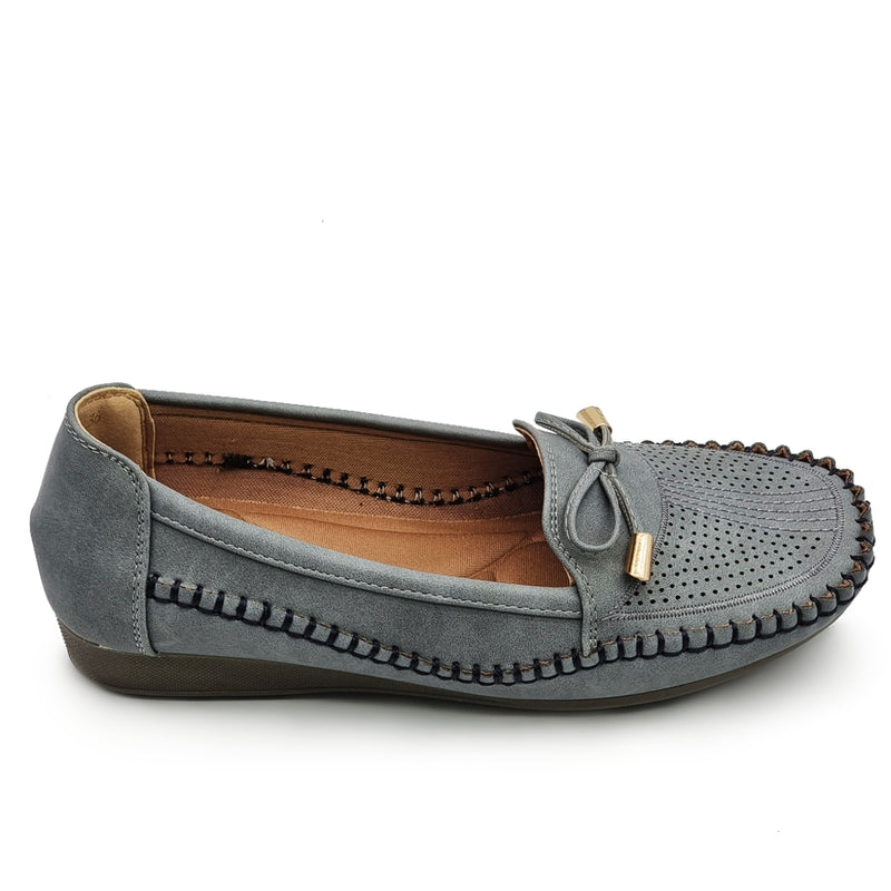 Load image into Gallery viewer, Bow Tie Slip On Loafers Shoes
