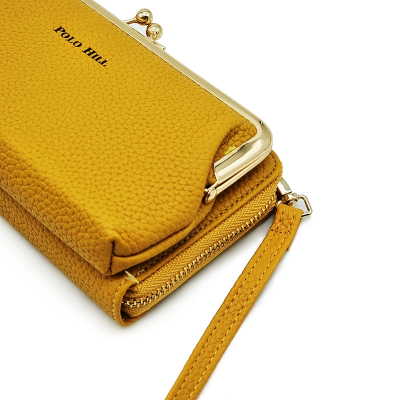 Load image into Gallery viewer, Crossbody Sling Purse with Kiss Lock
