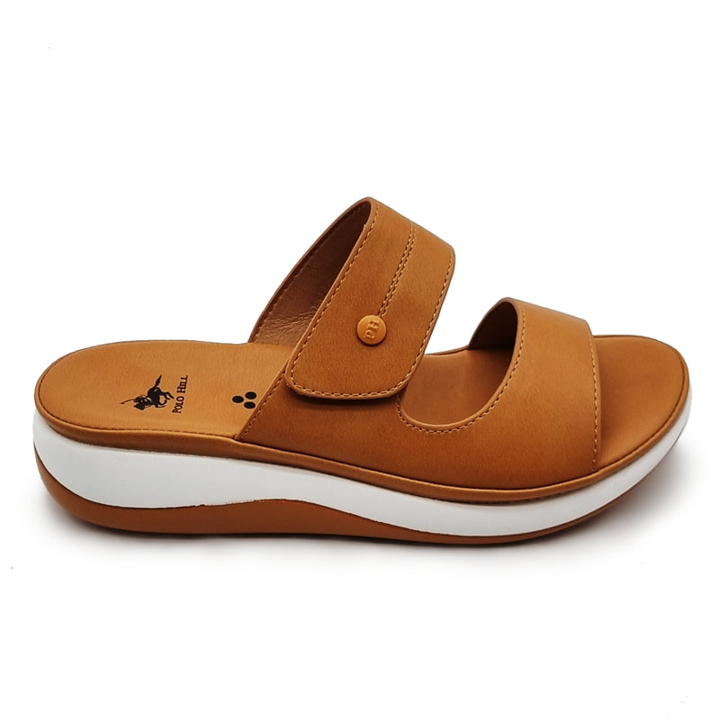 Load image into Gallery viewer, Two-Tone MidSole Sliders with Velcro Fastening
