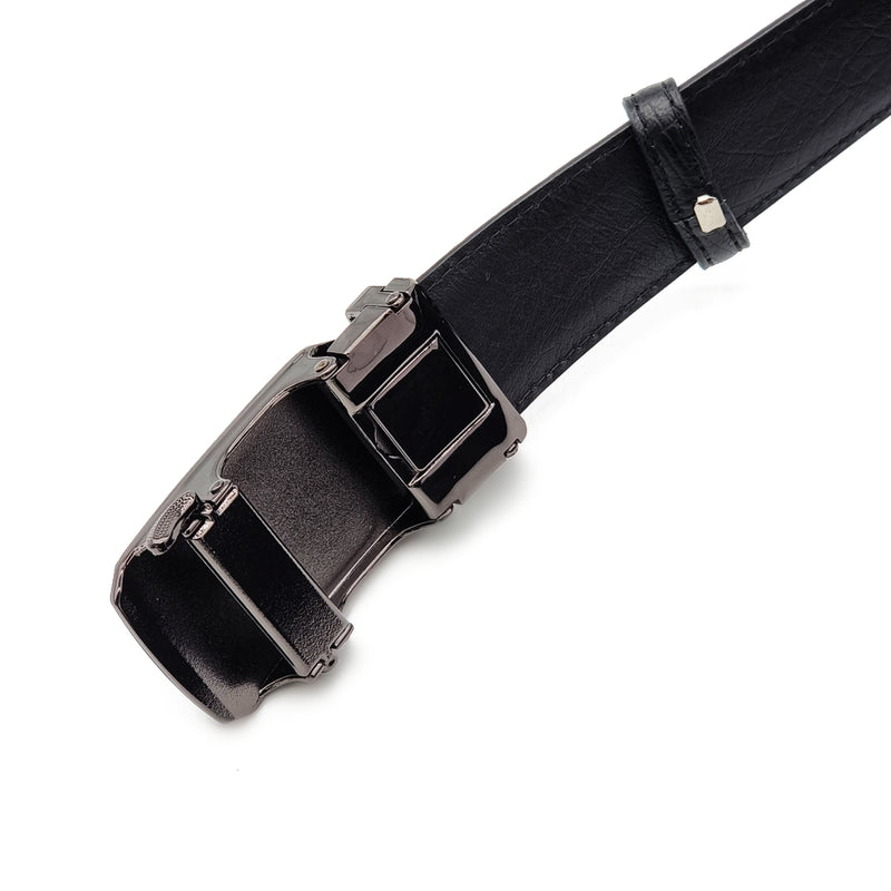 Load image into Gallery viewer, Automatic Buckle Genuine Leather Belt with Mirroring Effects
