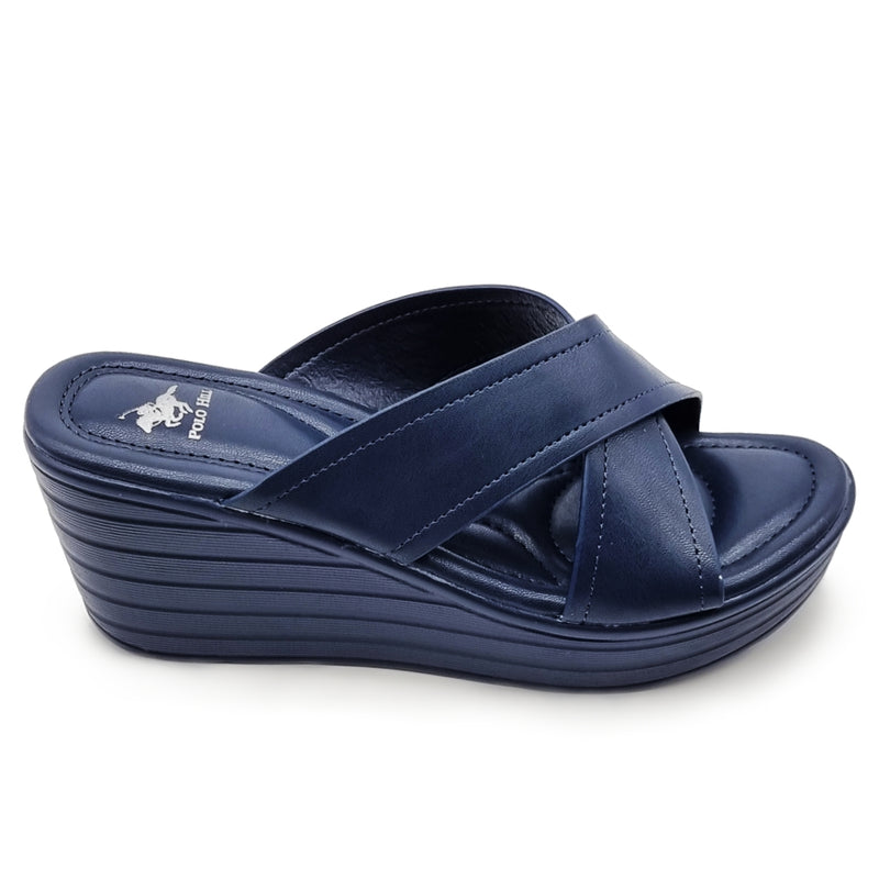 Load image into Gallery viewer, Solid Colour Cross Strap Wedges
