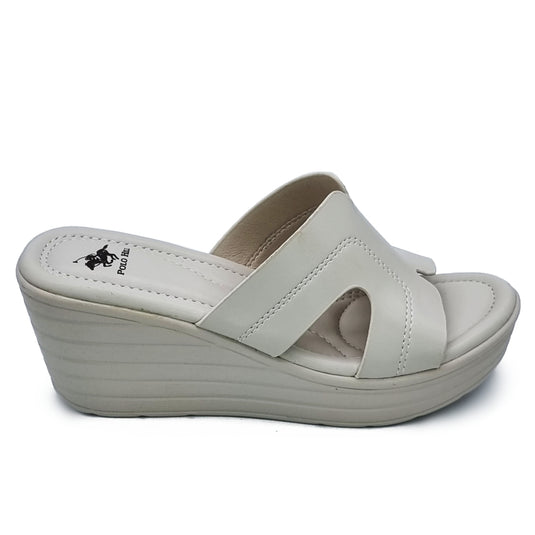 Solid Colour Cut Out Band Wedges