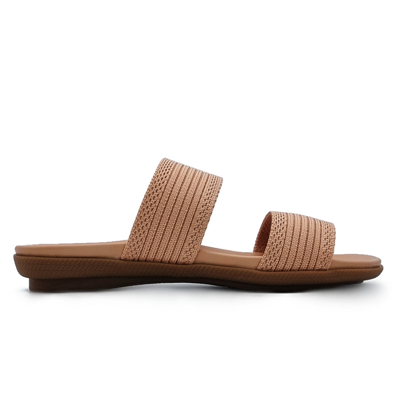 Load image into Gallery viewer, Knitted Mesh Fabric Two Band Sandals
