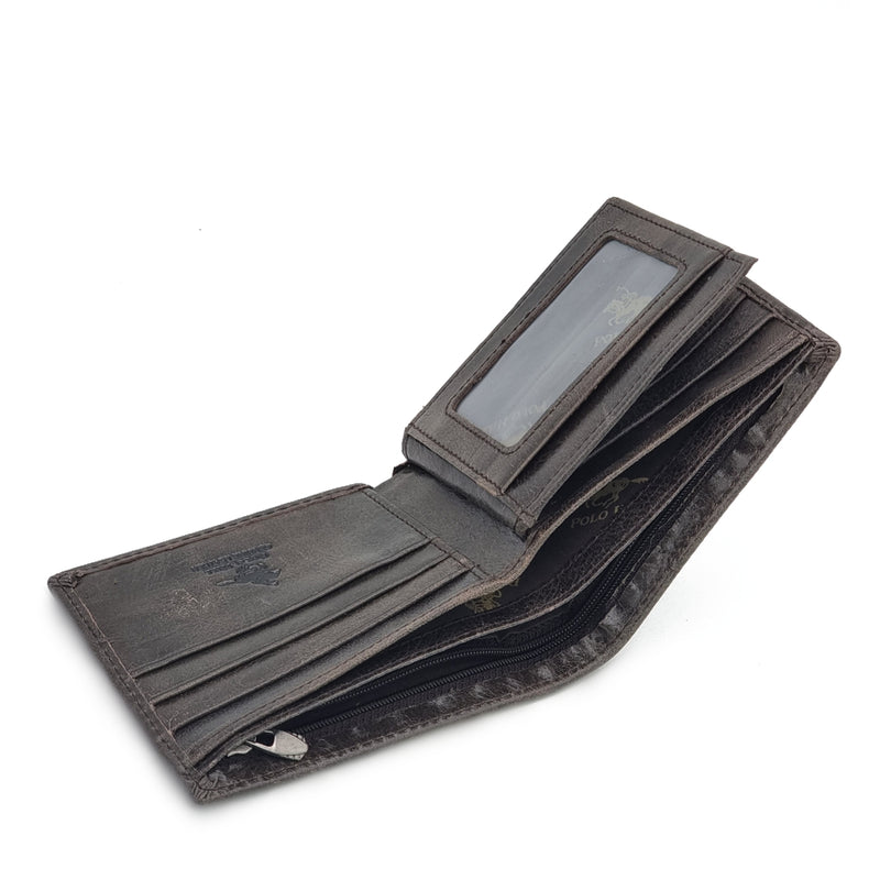 Load image into Gallery viewer, Genuine Leather Short BiFold Wallet - Card Slots
