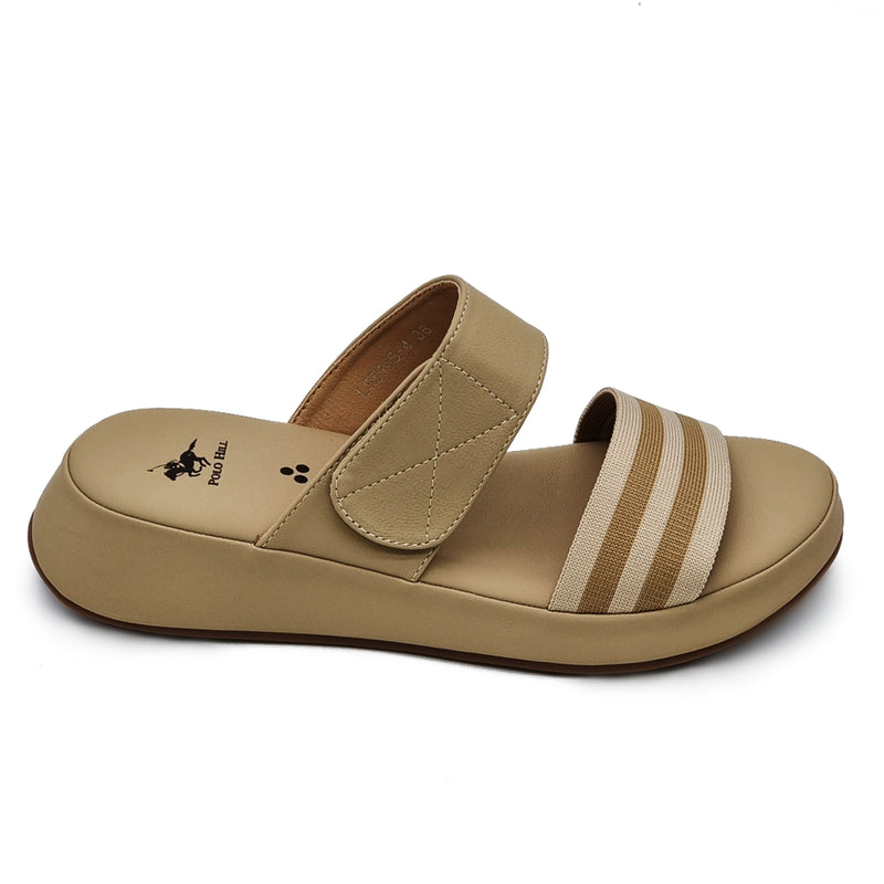 Load image into Gallery viewer, Two Band Velcro Wedge Sandals
