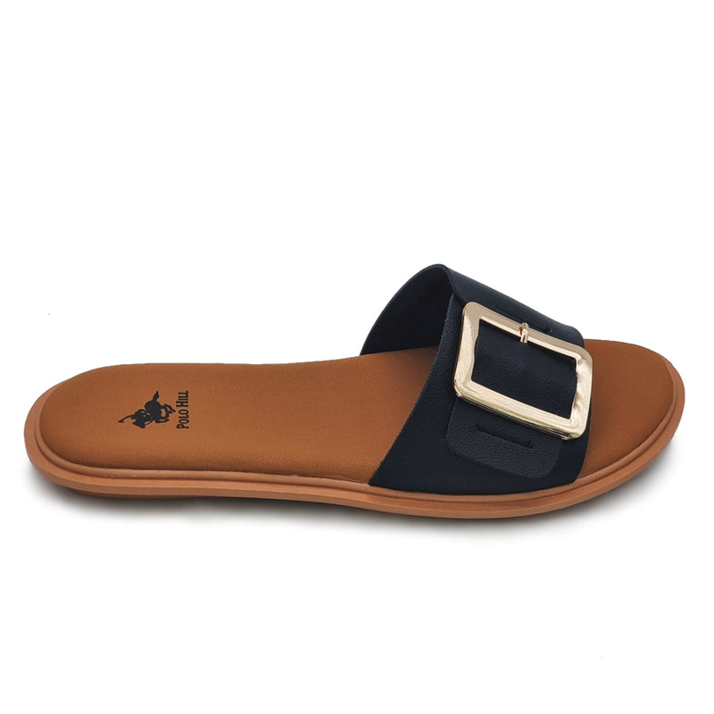 Load image into Gallery viewer, Buckle Decor Band Flat Sandals
