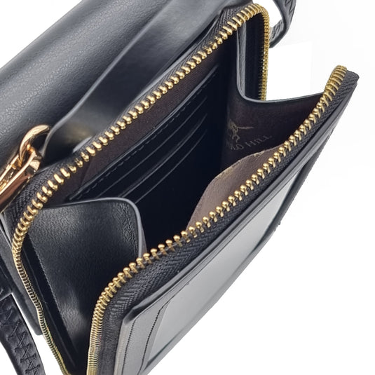 Crossbody Sling Bag with Transparent Touch Screen for Smartphone