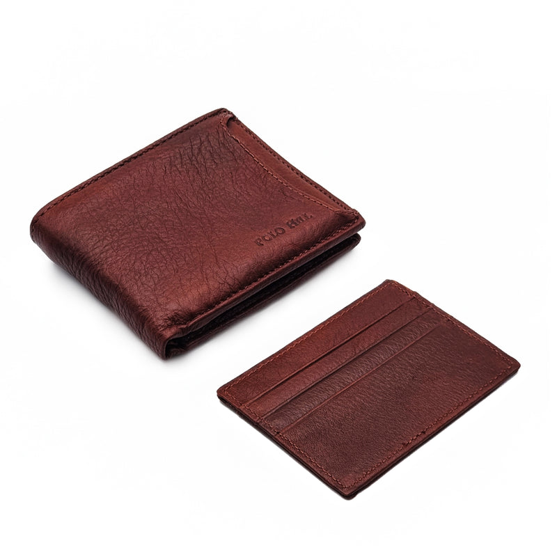 Load image into Gallery viewer, Genuine Leather BiFold Wallet with Front Pocket
