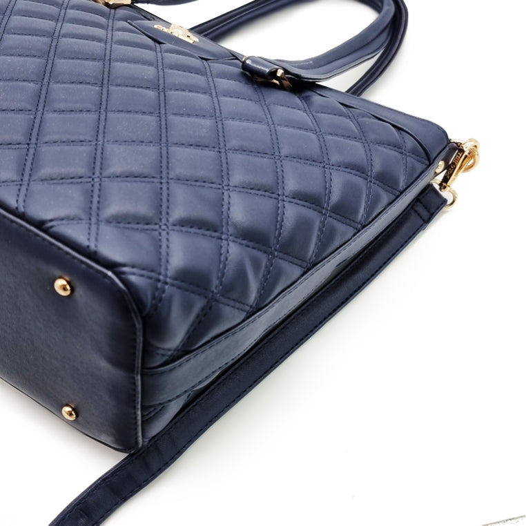 Load image into Gallery viewer, Quilted Tote Handbag
