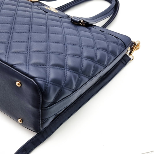 Quilted Tote Handbag