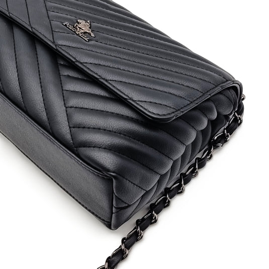 Lexi Quilted Chain Sling Bag