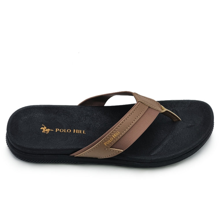 Load image into Gallery viewer, Contrasted V Strap Slide Sandals
