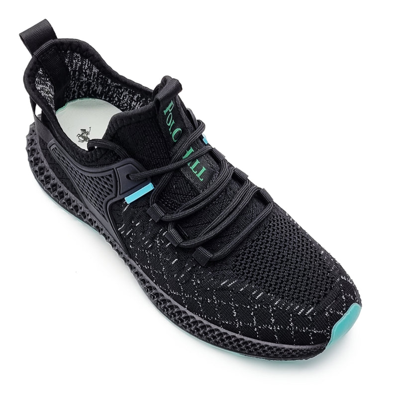 Load image into Gallery viewer, Lace Up Knit Athleisure Sneakers
