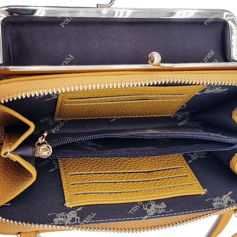 Load image into Gallery viewer, Crossbody Sling Purse with Kiss Lock
